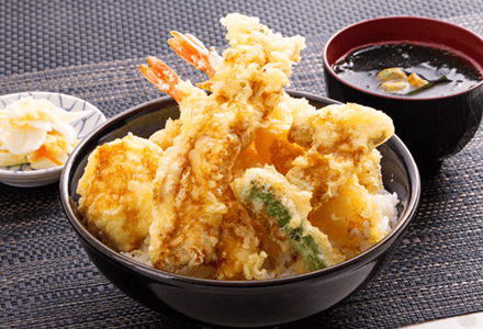 石巻名物穴子海老天丼